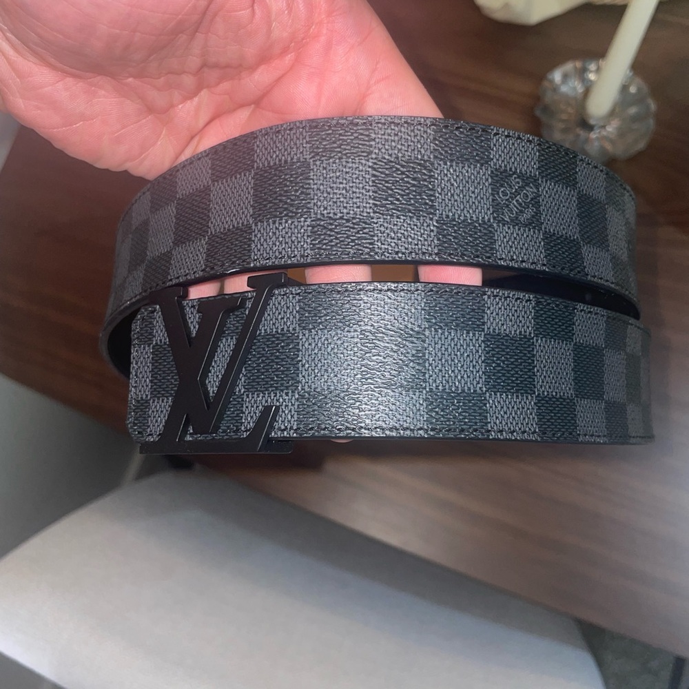 Louis Vuitton Damier Graphite Belt